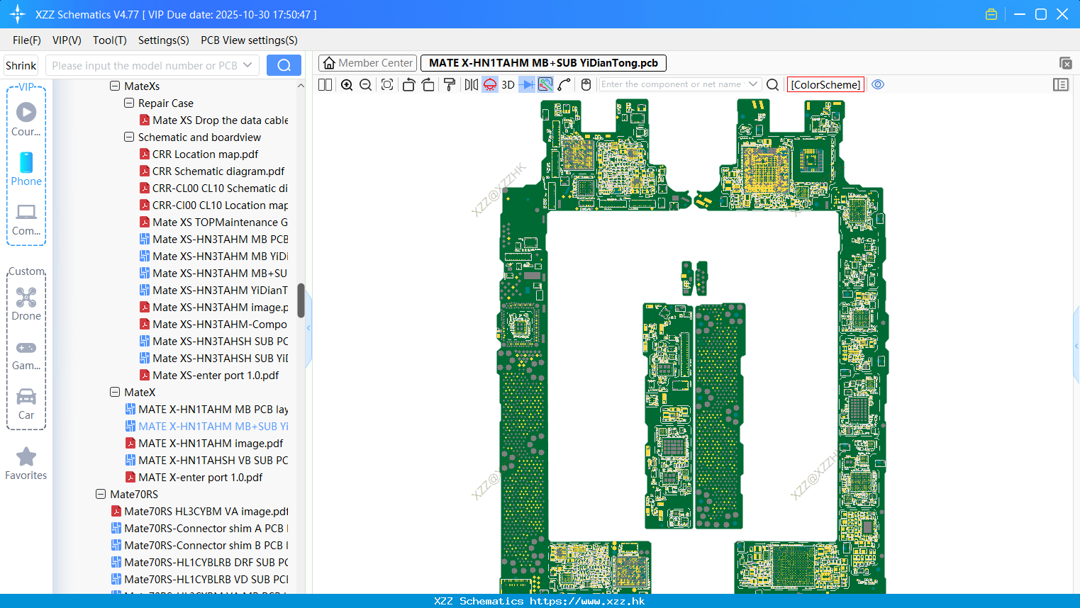 Huawei MATE X-HN1TAHM MB+SUB bitmap